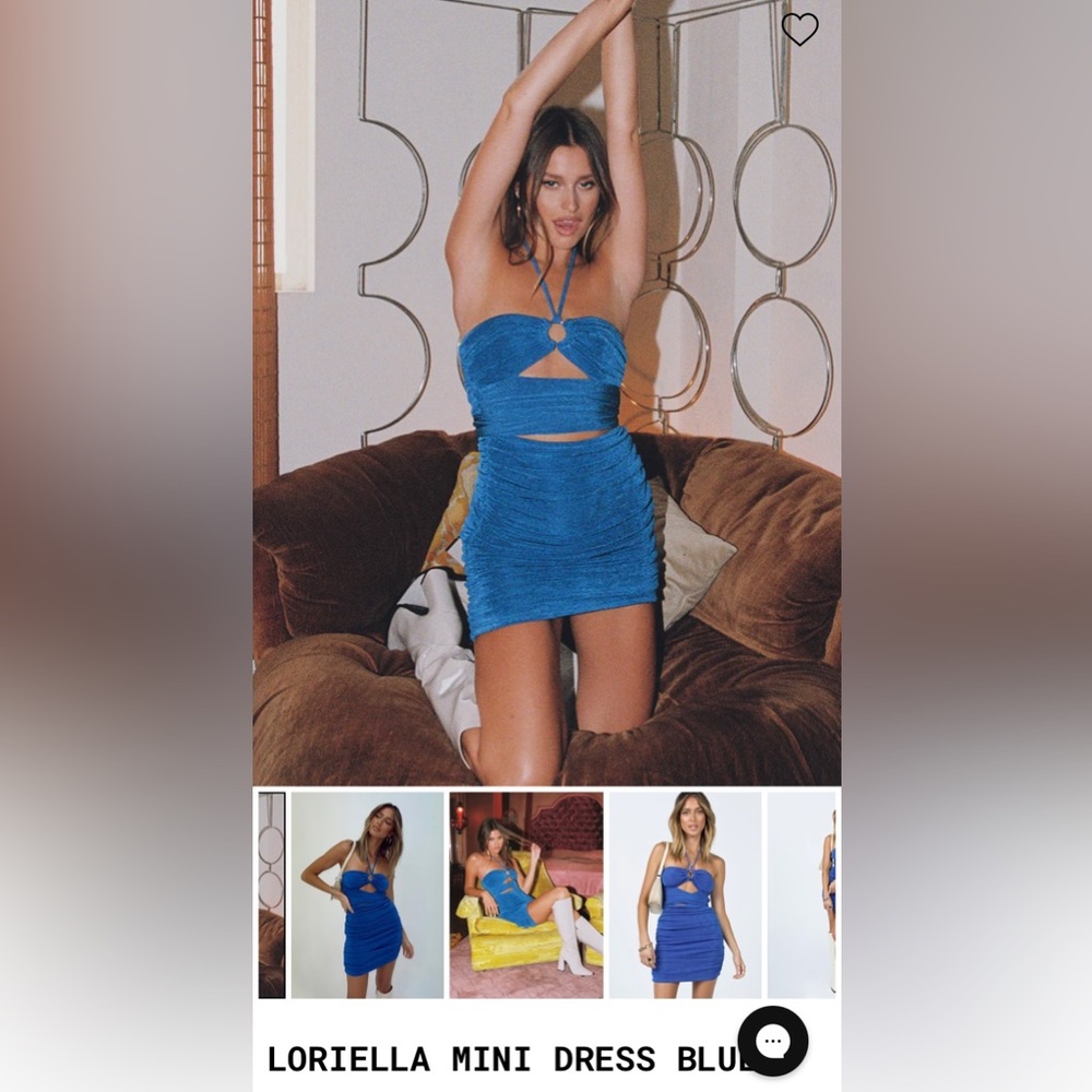 Blue Mini Dress